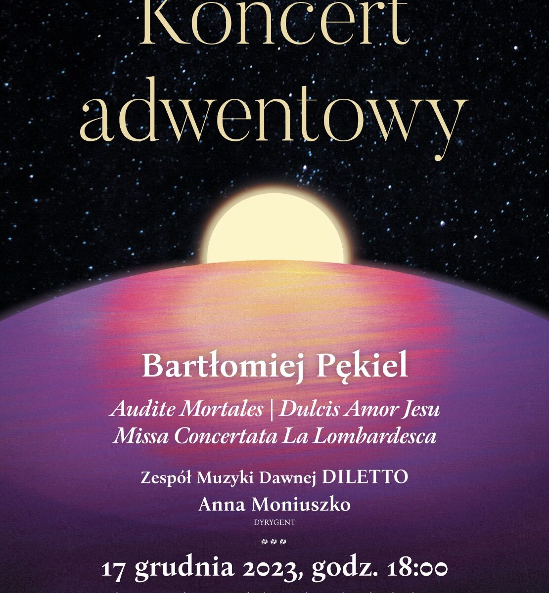Koncert adwentowy Białystok 2023 - Bartłomiej Pękiel